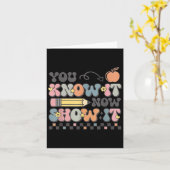 Motivational State Testing Test Day You Know It No Kaart (Gele Bloem)