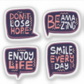 Motivational sticker set (Voorkant)