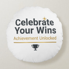 Motivational Success Gift  Rond Kussen