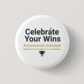 Motivational Success Gift Ronde Button 3,2 Cm (Voorkant)