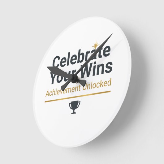 Motivational Success Gift  Ronde Klok (Hoek)