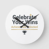 Motivational Success Gift  Ronde Klok (Voorkant)