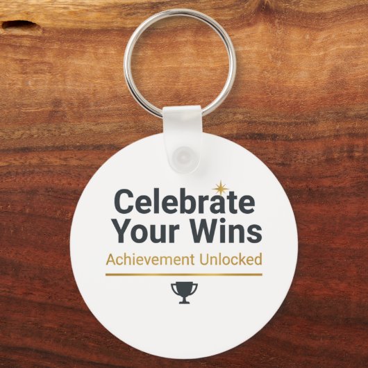 Motivational Success Gift  Sleutelhanger (Voorkant)