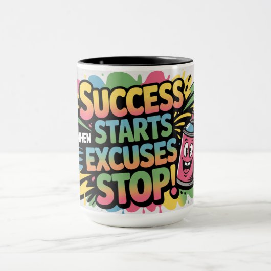 Motivational Success Starts When Excuses Stop Mok (Midden)