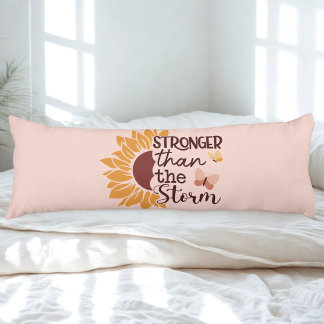 Motivational Sunflower Body Pillow Lichaamskussen