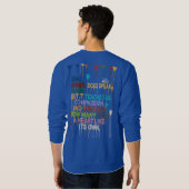 Motivational Sweatshirt – Bold Words for a Brave S (Achterkant volledig)