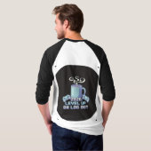 Motivational T-Shirt | Level Up or Log Out Gamer C (Achterkant volledig)