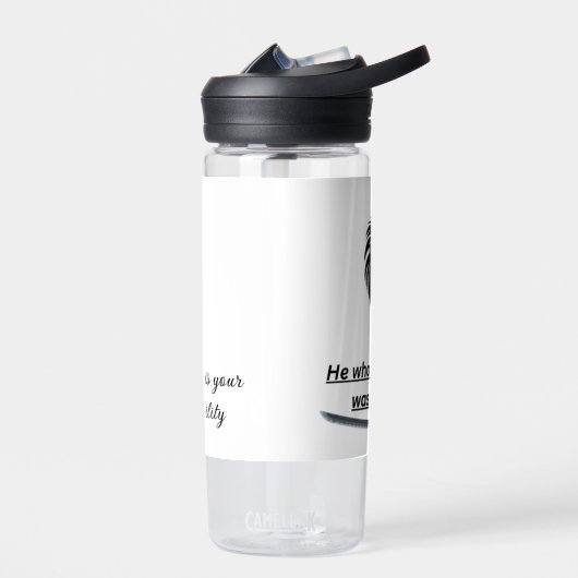 Motivational Time Saver Water Bottle Waterfles (Links)