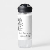 Motivational Time Saver Water Bottle Waterfles (Voorkant)