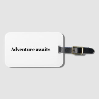 Motivational Travel Luggage Tag Bagagelabel
