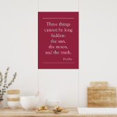 Motivational Truth Quote by Buddha Poster (Keuken)
