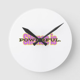 Motivational Wall Clock – Minimalist Inspirational Ronde Klok