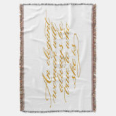 Motivational Women's Quote Blanket Deken (Voorkant Verticaal)