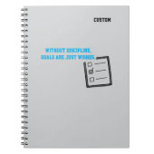 Motivational words -  Discipline,  Notitieboek (Voorkant)