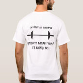 Motivational Workout Shirt (Achterkant)
