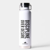 MOTIVATIONALISM© Discipline Over Desire_ Waterfles (Achterkant)