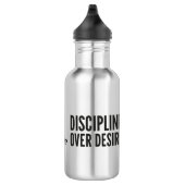MOTIVATIONALISM© Discipline Over Desire_ Waterfles (Rechts)