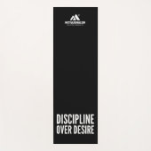 MOTIVATIONALISM© Discipline Over Desire_ Yogamat (Voorkant)