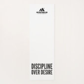 MOTIVATIONALISM© Discipline Over Desire_ Yogamat (Achterkant)