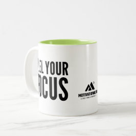 MOTIVATIONALISM© Fuel Your Focus_ Tweekleurige Koffiemok