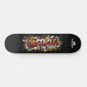 MOTIVATIONALISM© The Obstacle Is The Path_ Persoonlijk Skateboard (Horizontaal)