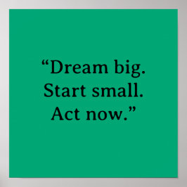 MOTIVATIONEEL CITATENPOSTER POSTER