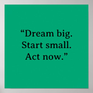 MOTIVATIONEEL CITATENPOSTER POSTER