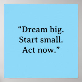 MOTIVATIONEEL CITATENPOSTER POSTER