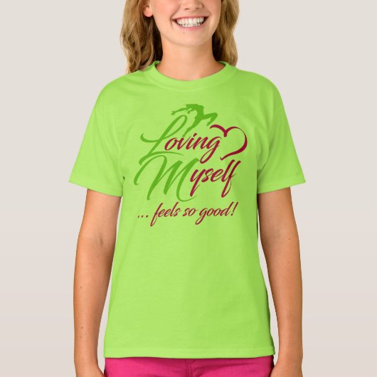 Motivationele Liefde Voor Mezelf T-shirt (Voorkant)