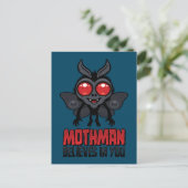 Motivationele Mothman Gelooft In Jou Briefkaart (Staand voorkant)