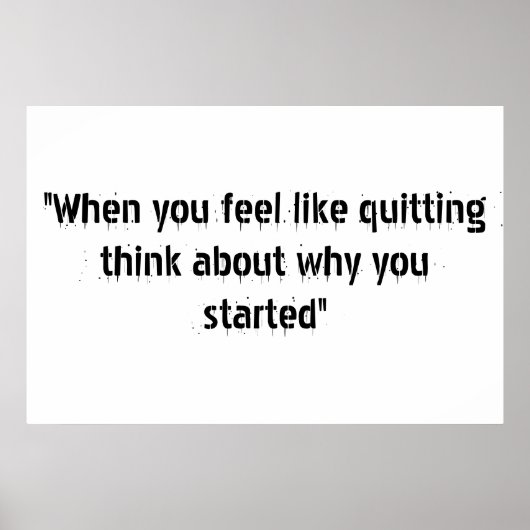 Motivationele Poster (Voorkant)