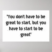 Motivationele Poster (Voorkant)