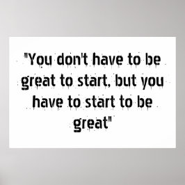 Motivationele Poster