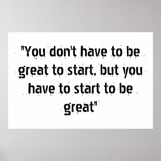 Motivationele Poster (Voorkant)