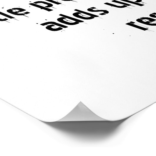 Motivationele Poster (Hoek)