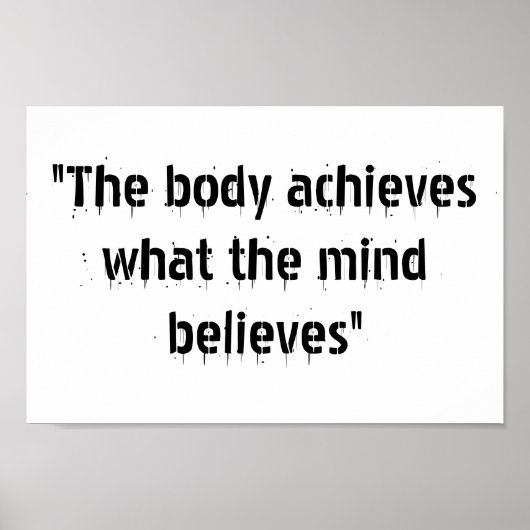 Motivationele Poster (Voorkant)