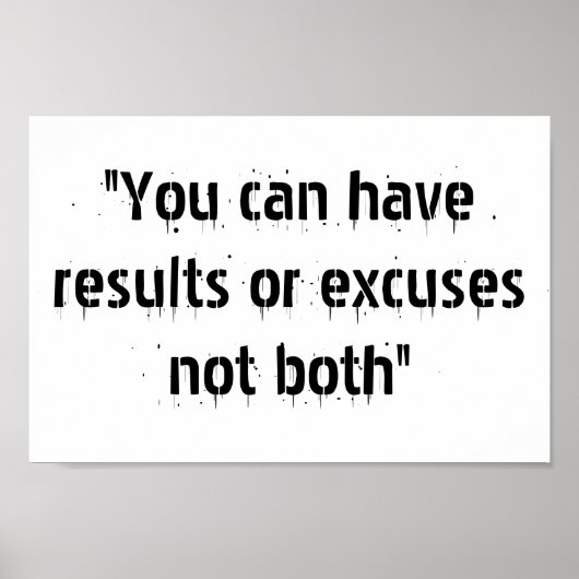 Motivationele Poster (Voorkant)