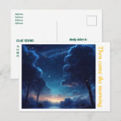 MOTIVATIONELE POSTKAART (Voorkant / Achterkant)