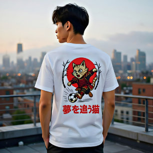 Motivationele Samurai Kat - Cadeau voor Anime & Sp Tri-Blend Shirt