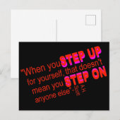 Motivator, voorwaarts DinkerBriefkaart Briefkaart (Voorkant / Achterkant)