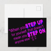 Motivator, voorwaarts DinkerBriefkaart Briefkaart (Voorkant / Achterkant)