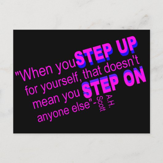 Motivator, voorwaarts DinkerBriefkaart Briefkaart (Voorkant)