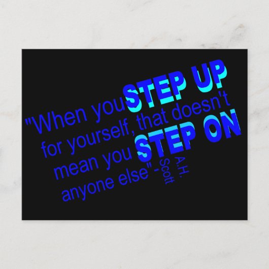 Motivator, voorwaarts DinkerBriefkaart Briefkaart (Voorkant)