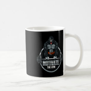 Motiveer de Gym Gorilla Beast Workout Bodybuilding Koffiemok