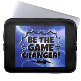 Motiveer Inspire Aanmoediging om game-verandering  Laptop Sleeve