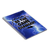 Motiveer Inspire Aanmoediging om game-verandering  Notitieboek (Rechterzijde)