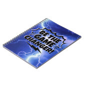 Motiveer Inspire Aanmoediging om game-verandering  Notitieboek (Linkerzijde)