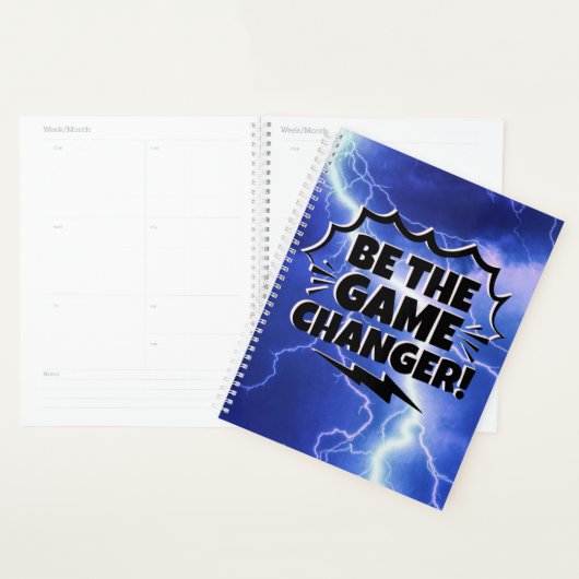 Motiveer Inspire Aanmoediging om game-verandering  Planner (Display)