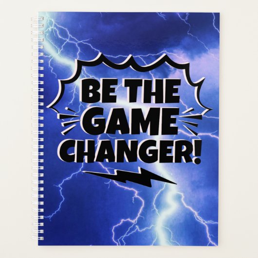 Motiveer Inspire Aanmoediging om game-verandering  Planner (Voorkant)