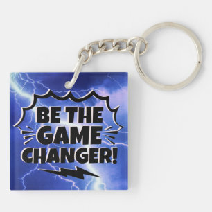 Motiveer Inspire Aanmoediging om game-verandering Sleutelhanger
